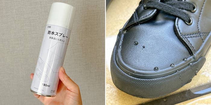 CAINZ(カインズ)の「革製品にも使える防水スプレー 180ml」