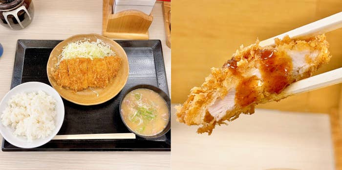 かつやの「朝ロースカツ定食」