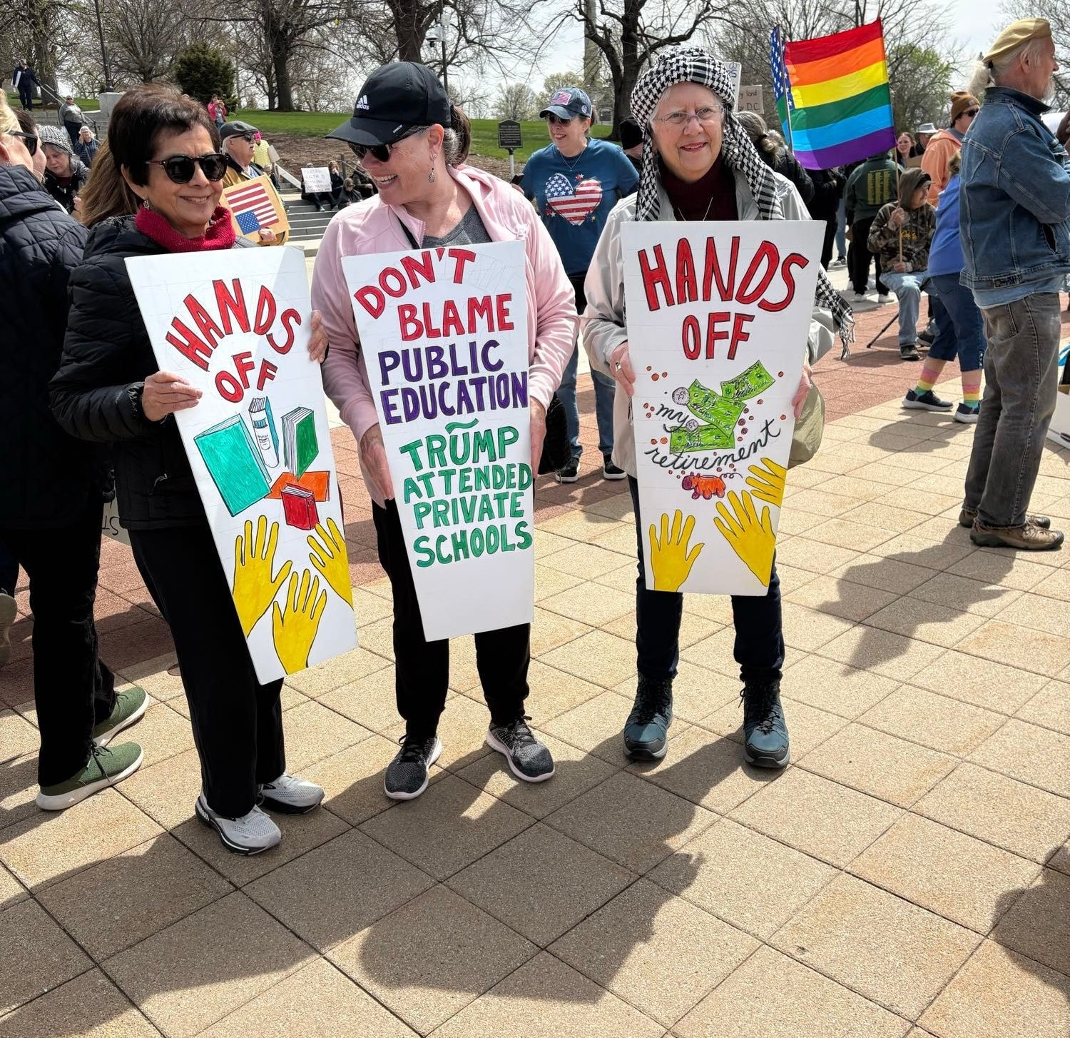 Don't blame public education, Trump attended private schools