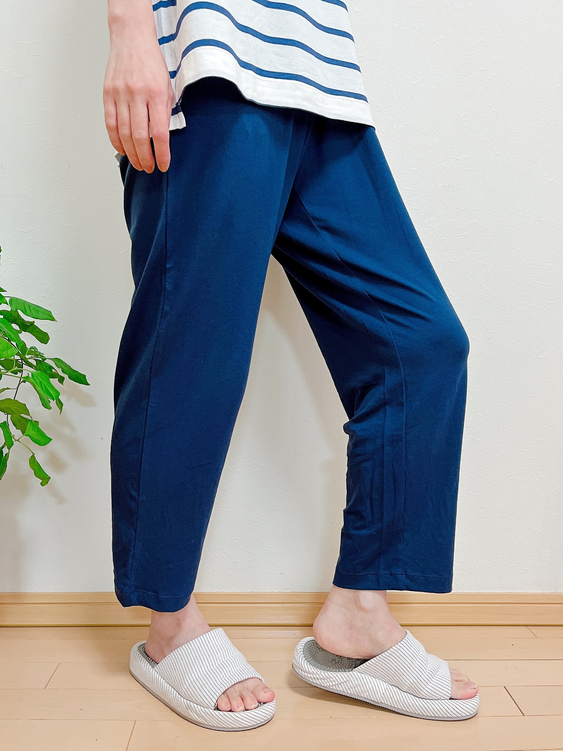 無印良品「婦人 なめらか 涼感 半袖ルームウェアセット」