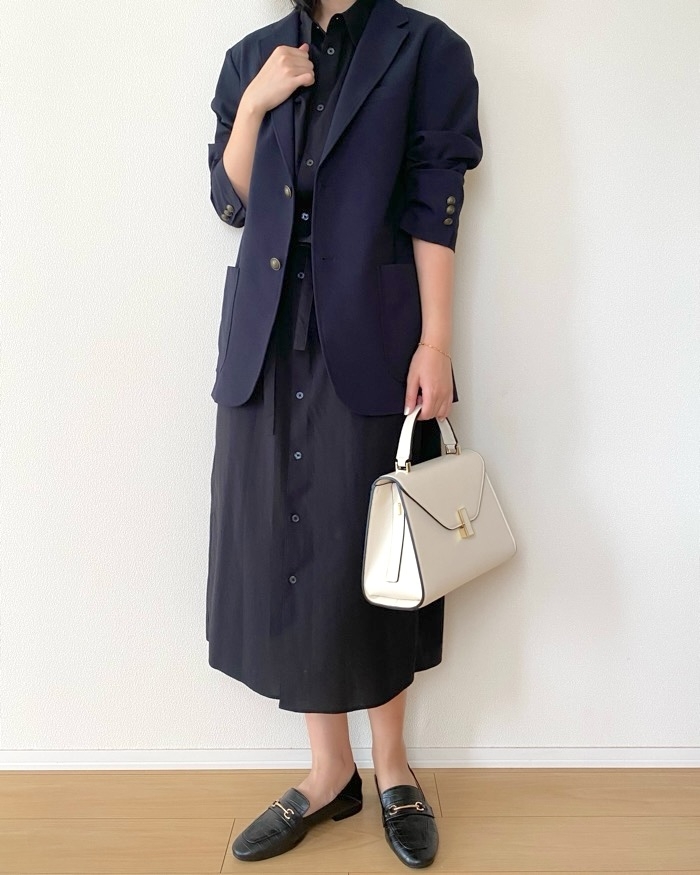 ユニクロの「コットンシャツワンピース/ノースリーブ」