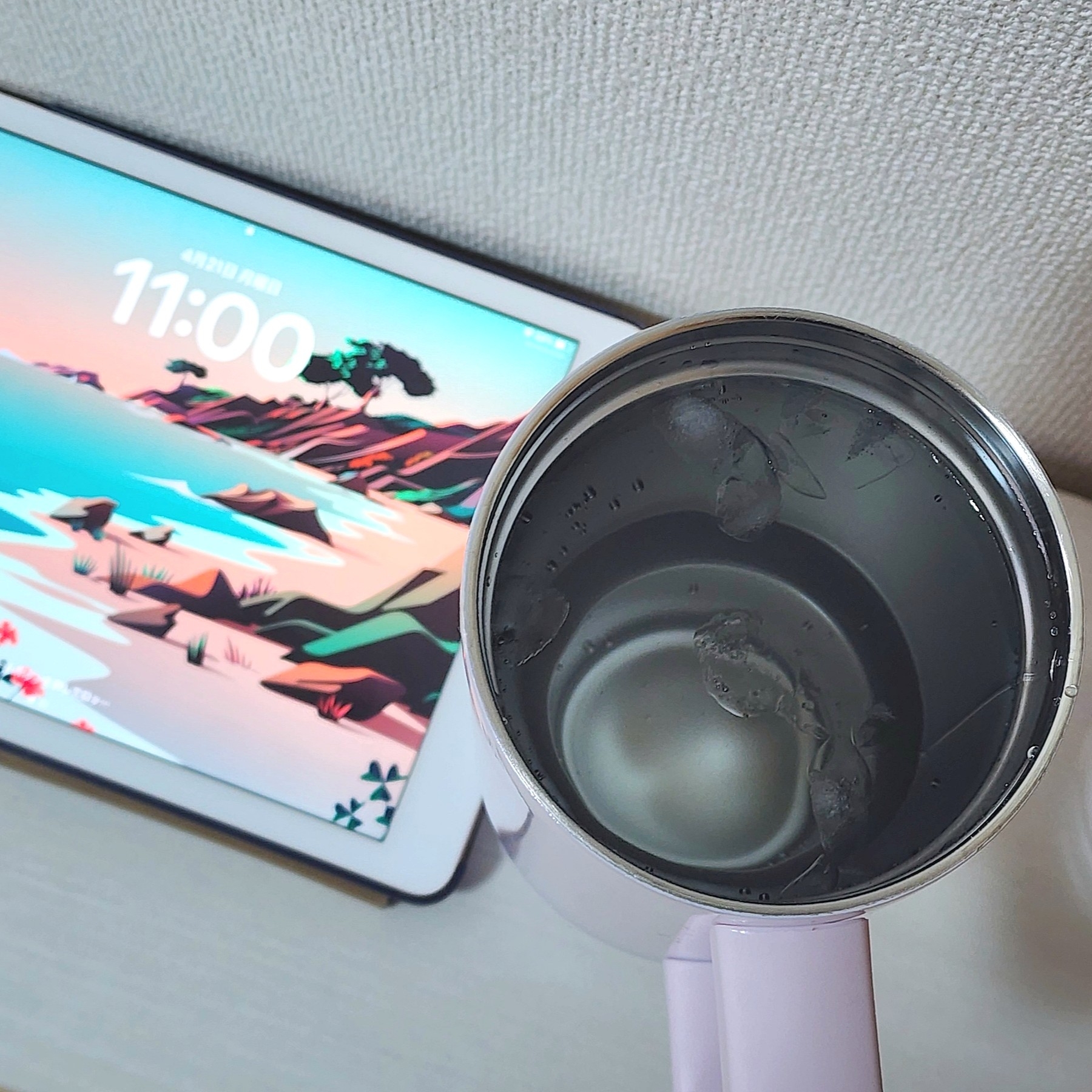 Francfranc（フランフラン）「大型ステンレスマグ1100ml」