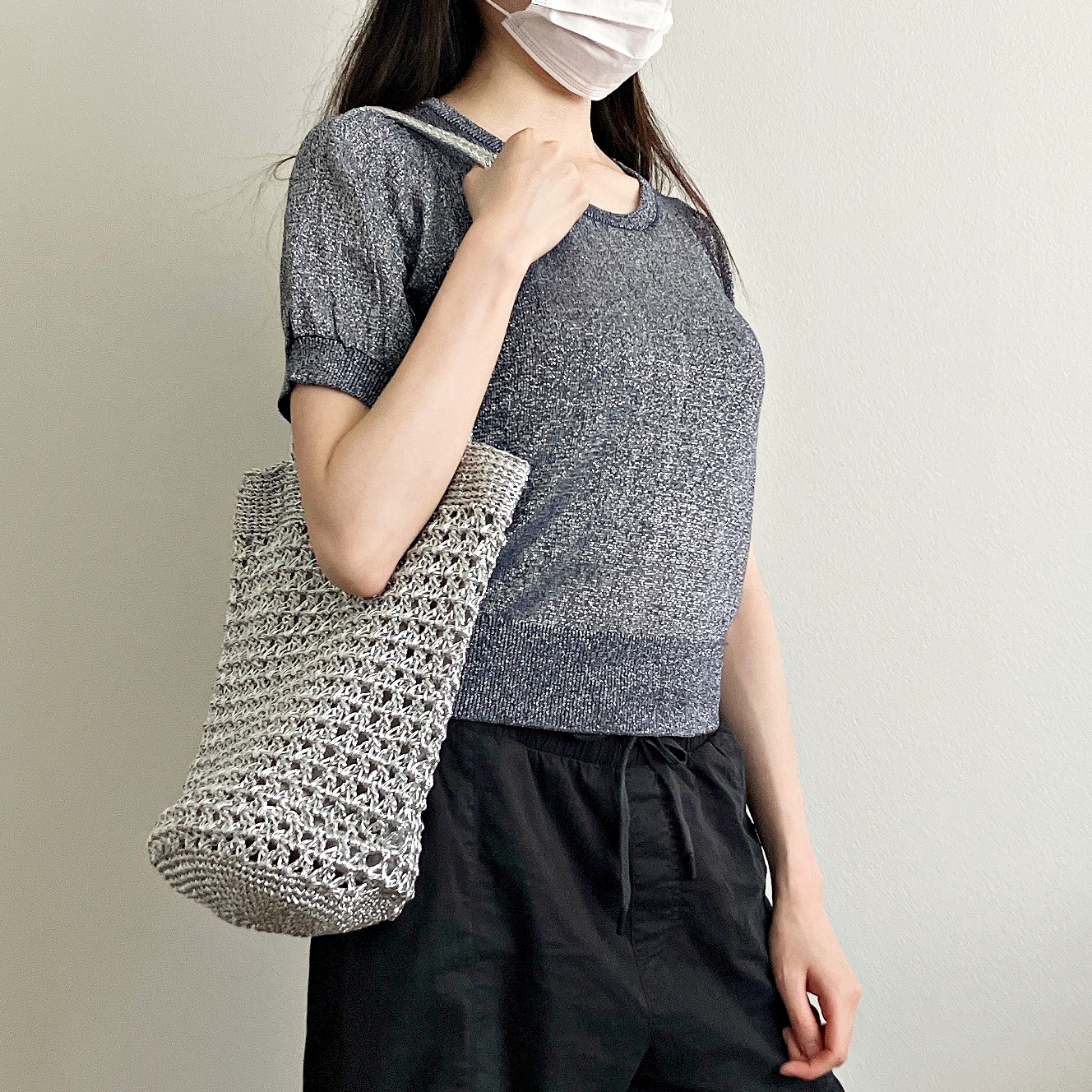 Honeys(ハニーズ)の「マクラメトートバッグ」