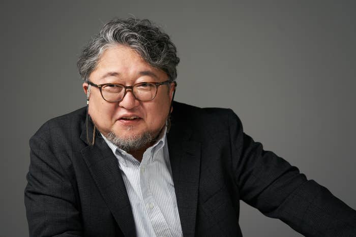 インタビューに応じる樋口真嗣監督(撮影:黒羽政士)