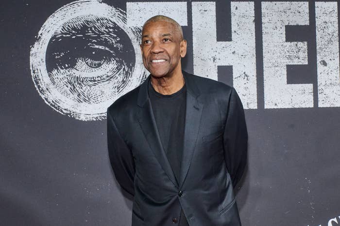 Denzel Washington at Othello premiere