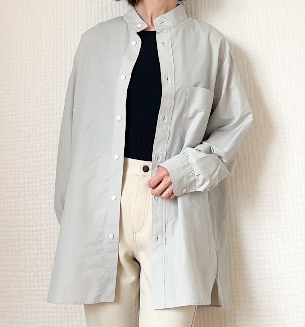 ユニクロの「オーバーサイズシャツ/長袖」