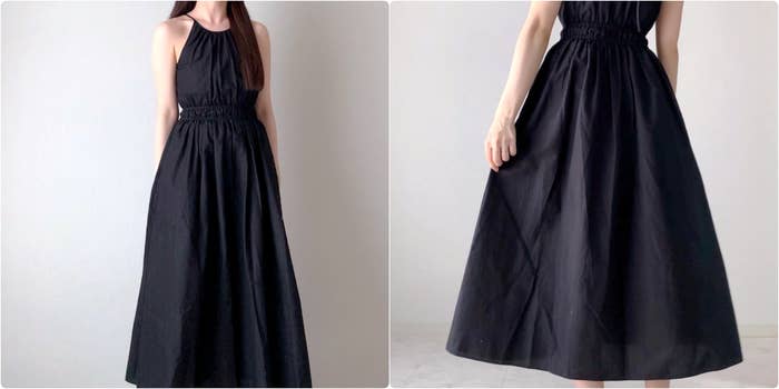 ユニクロの「ホルターネックワンピース/ノースリーブ」