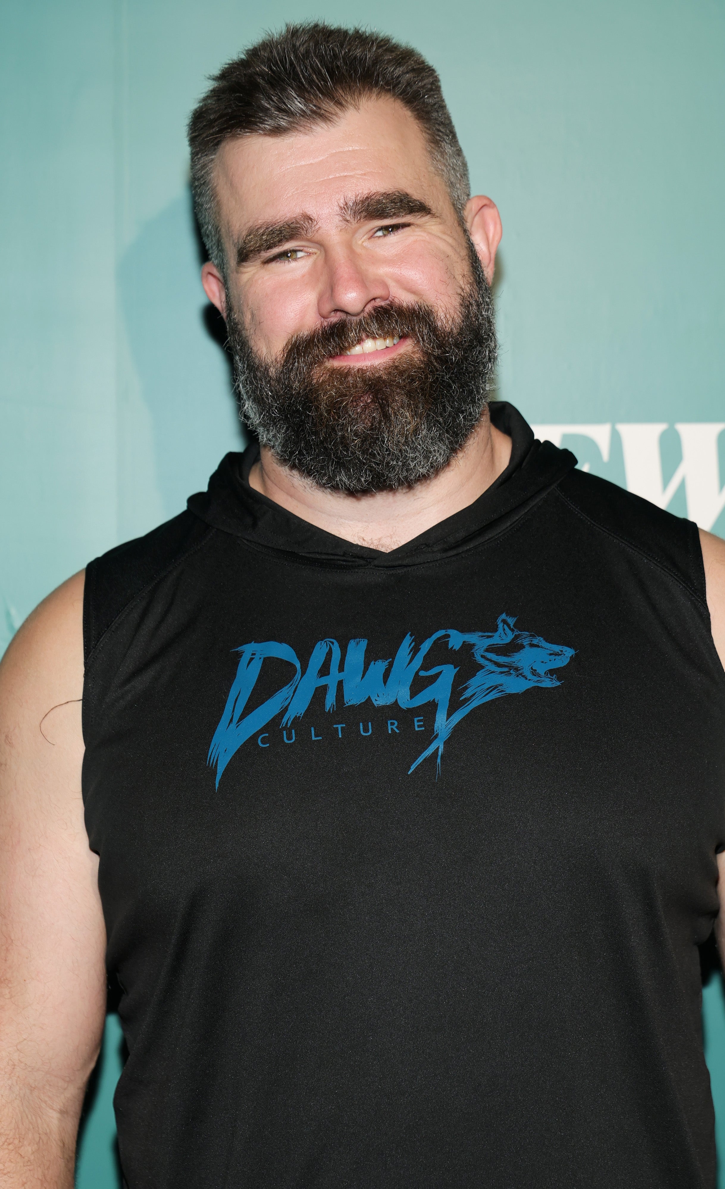 Jason Kelce smiling at an event