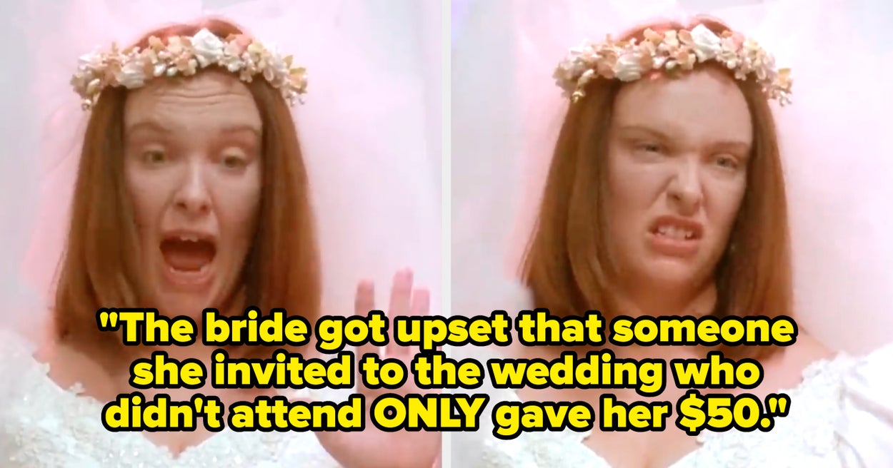 21 Tacky, Shameful Weddings People Can't Believe They Wasted Time And Money To Attend