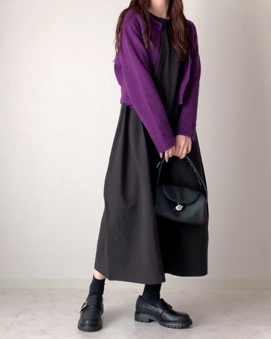 UNIQLO（ユニクロ）「ジャージーバルーンワンピース/ノースリーブ/丈長め」