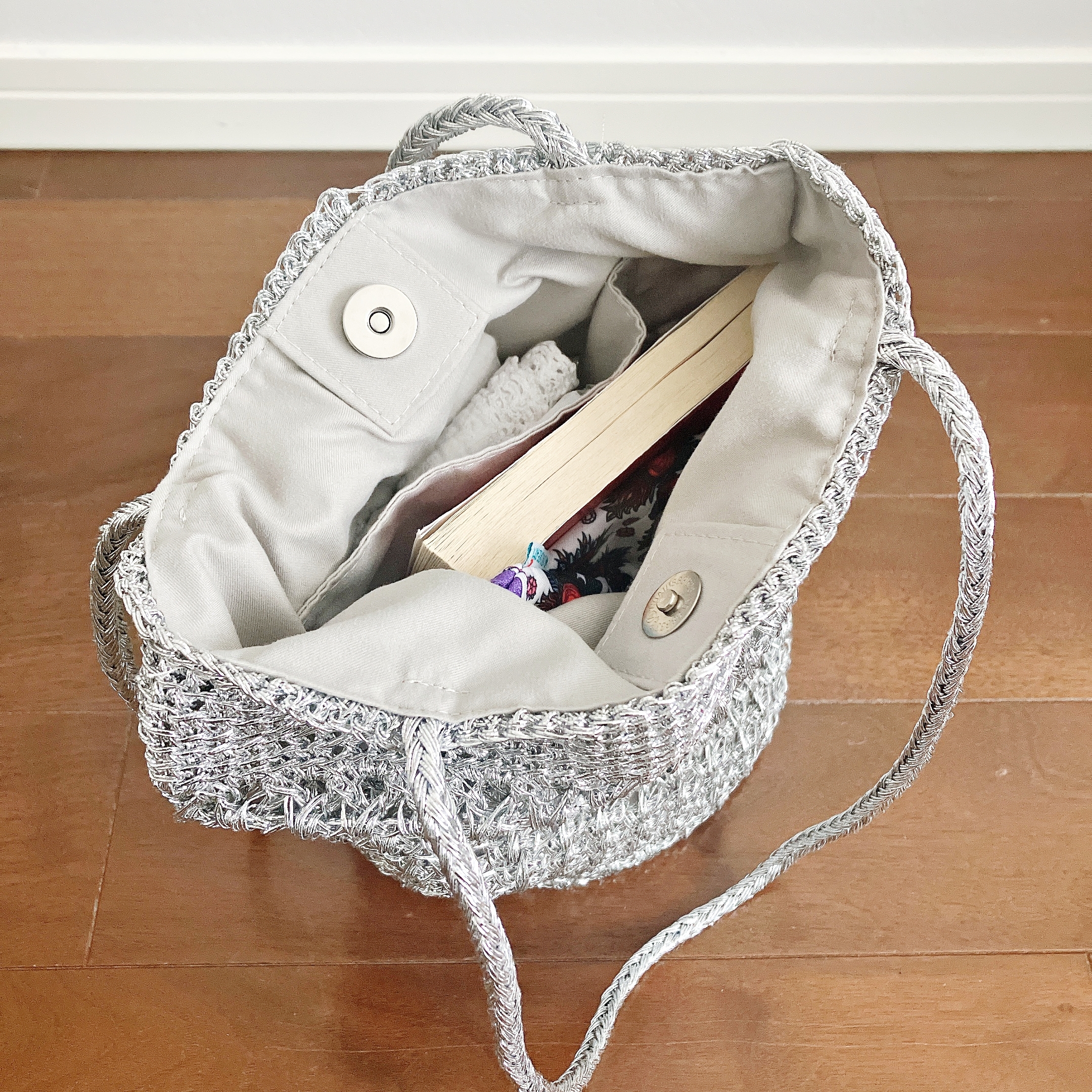 Honeys(ハニーズ)の「マクラメトートバッグ」