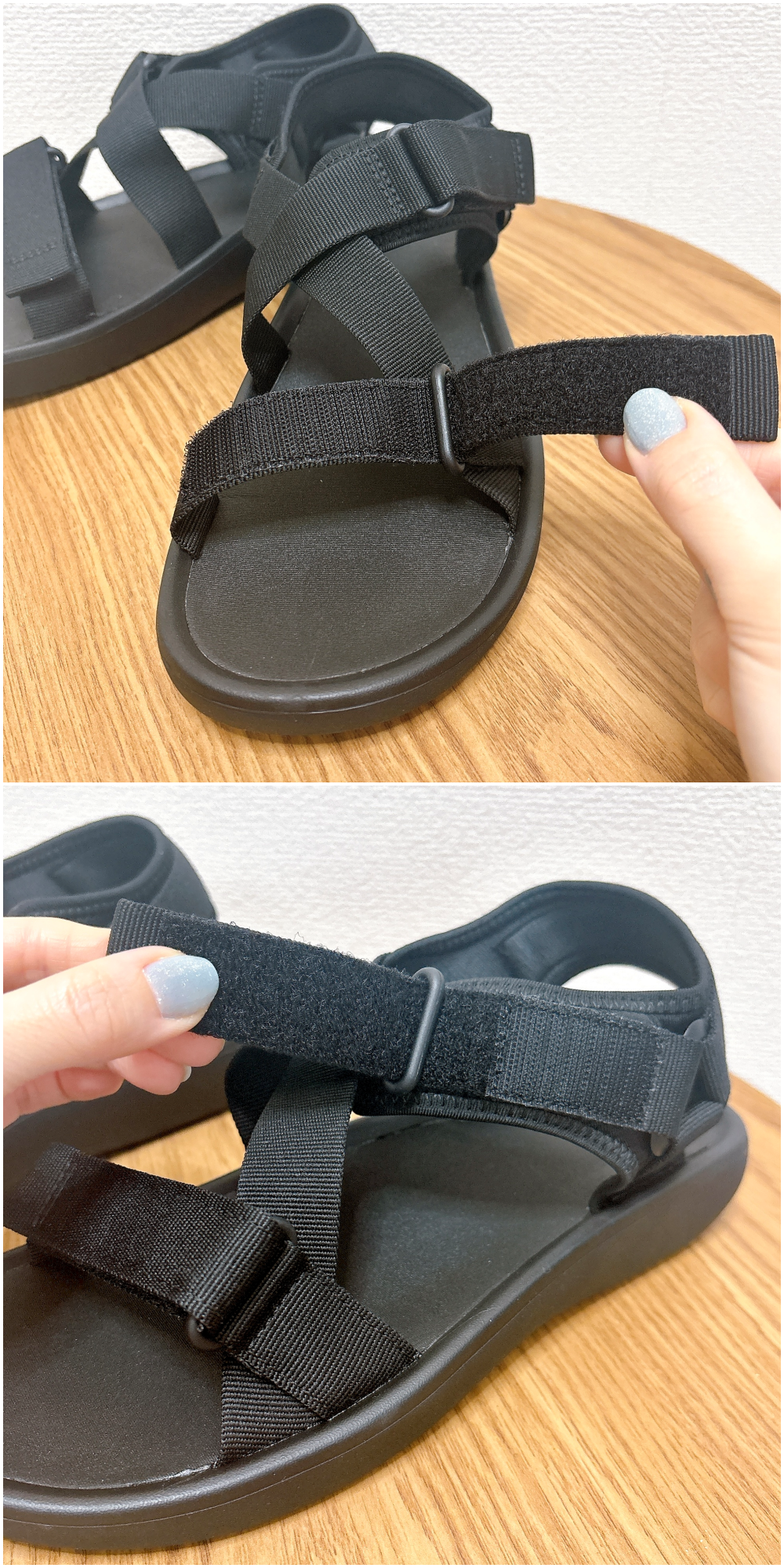 無印良品「テープベルトサンダル」