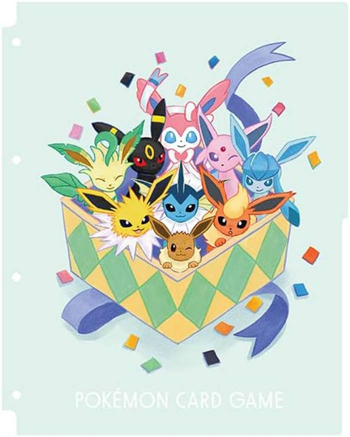 イーブイとその進化形たちの姿(ポケモンカードゲーム コレクションリフィル イーブイズより)Amazon