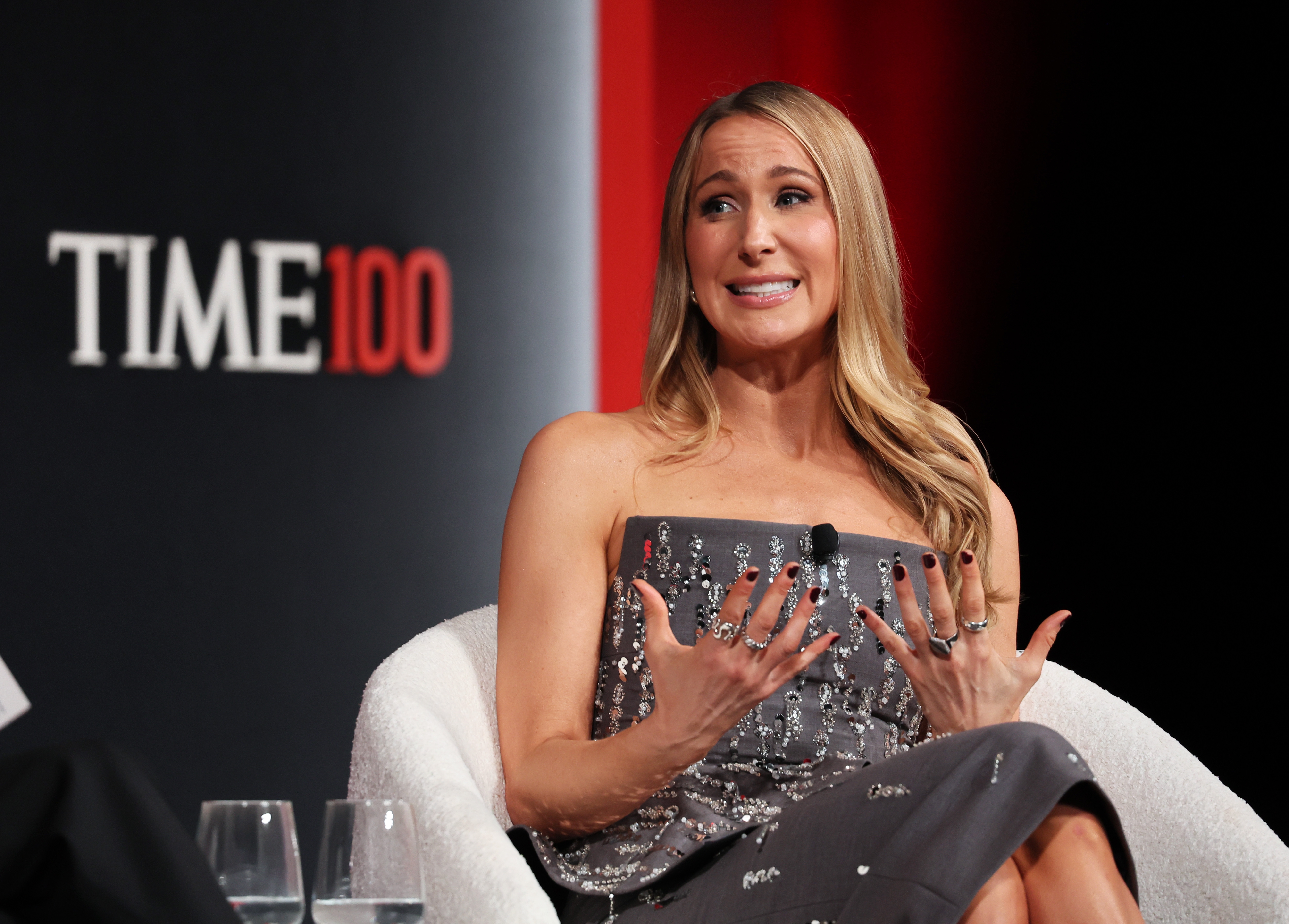 Nikki Glaser at the Time100 summit