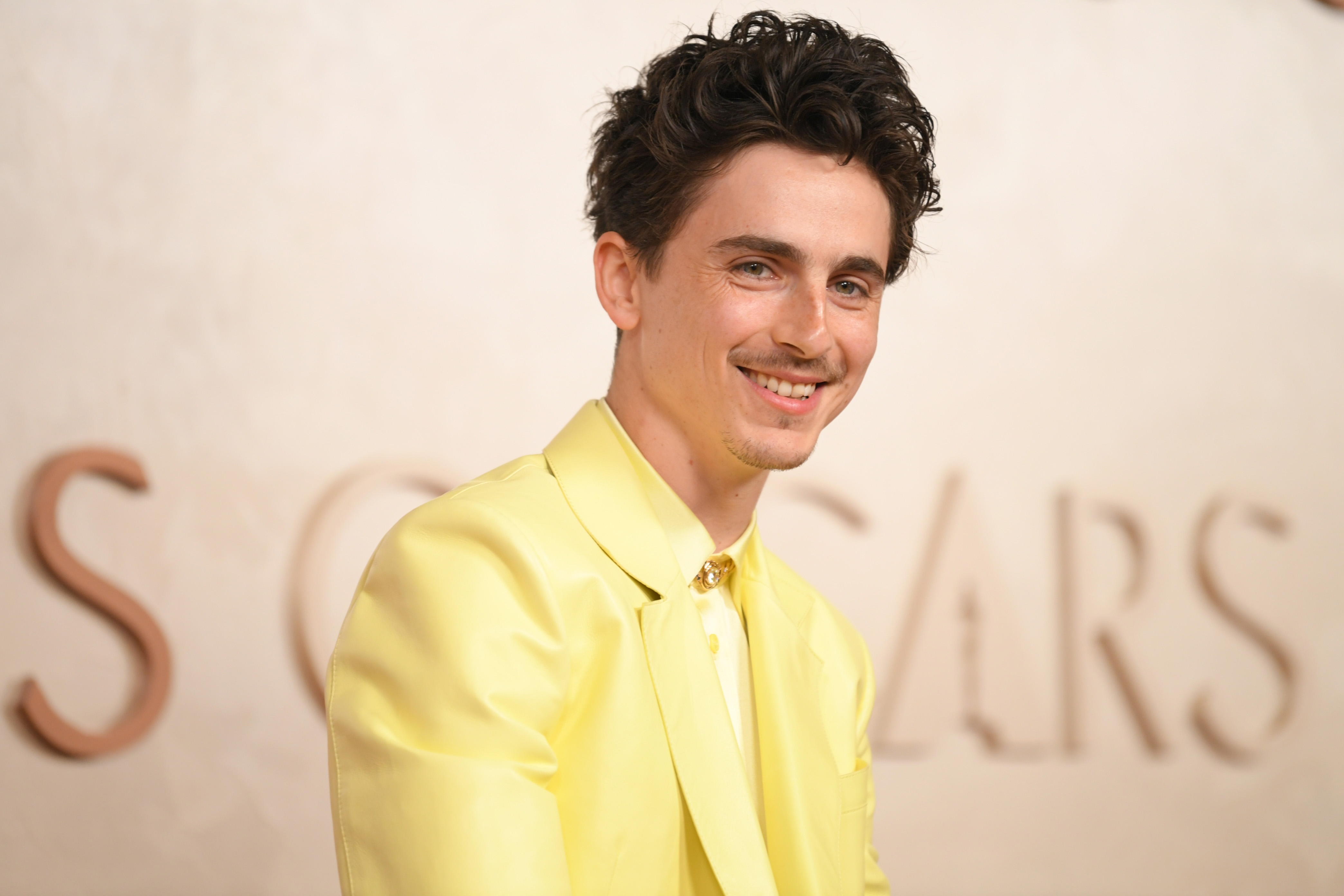 Timothée Chalamet at the Oscars