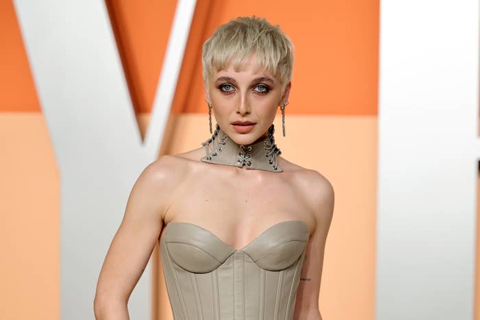 Emma Chamberlain at a formal event