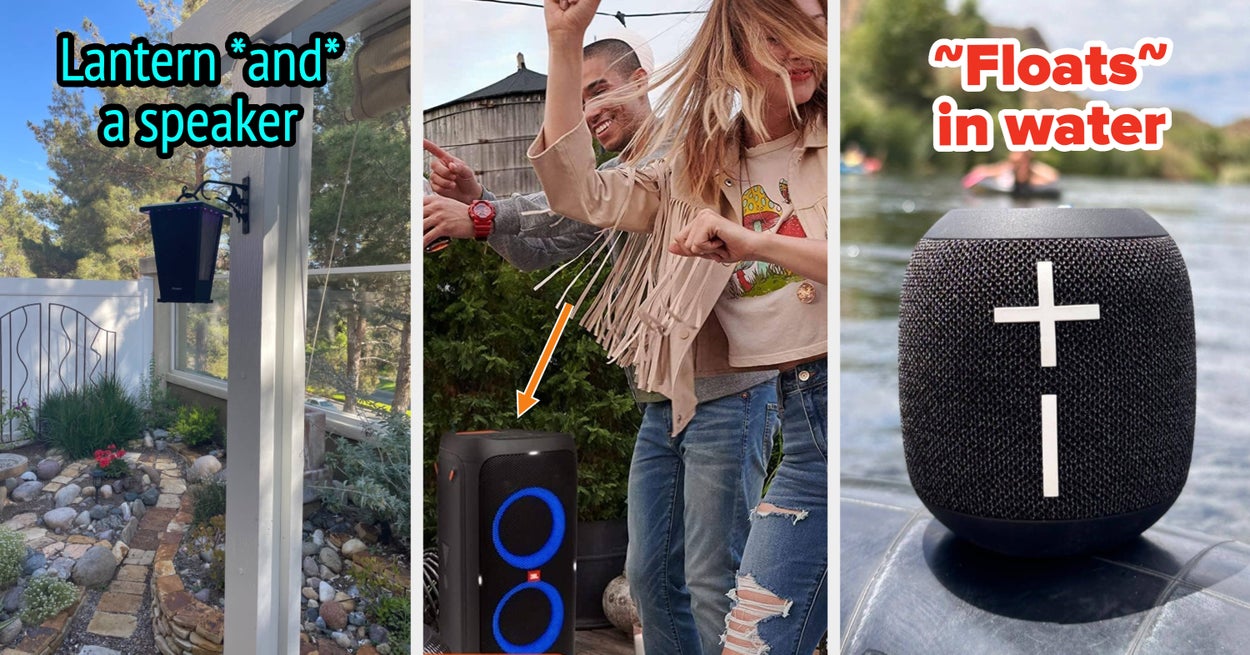 11 Outdoor Speakers For Beach Days, Picnics, And Outdoor Jams