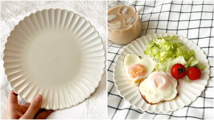 DAISO(ダイソー)の「プレート(マットフラワー、約20cm)」