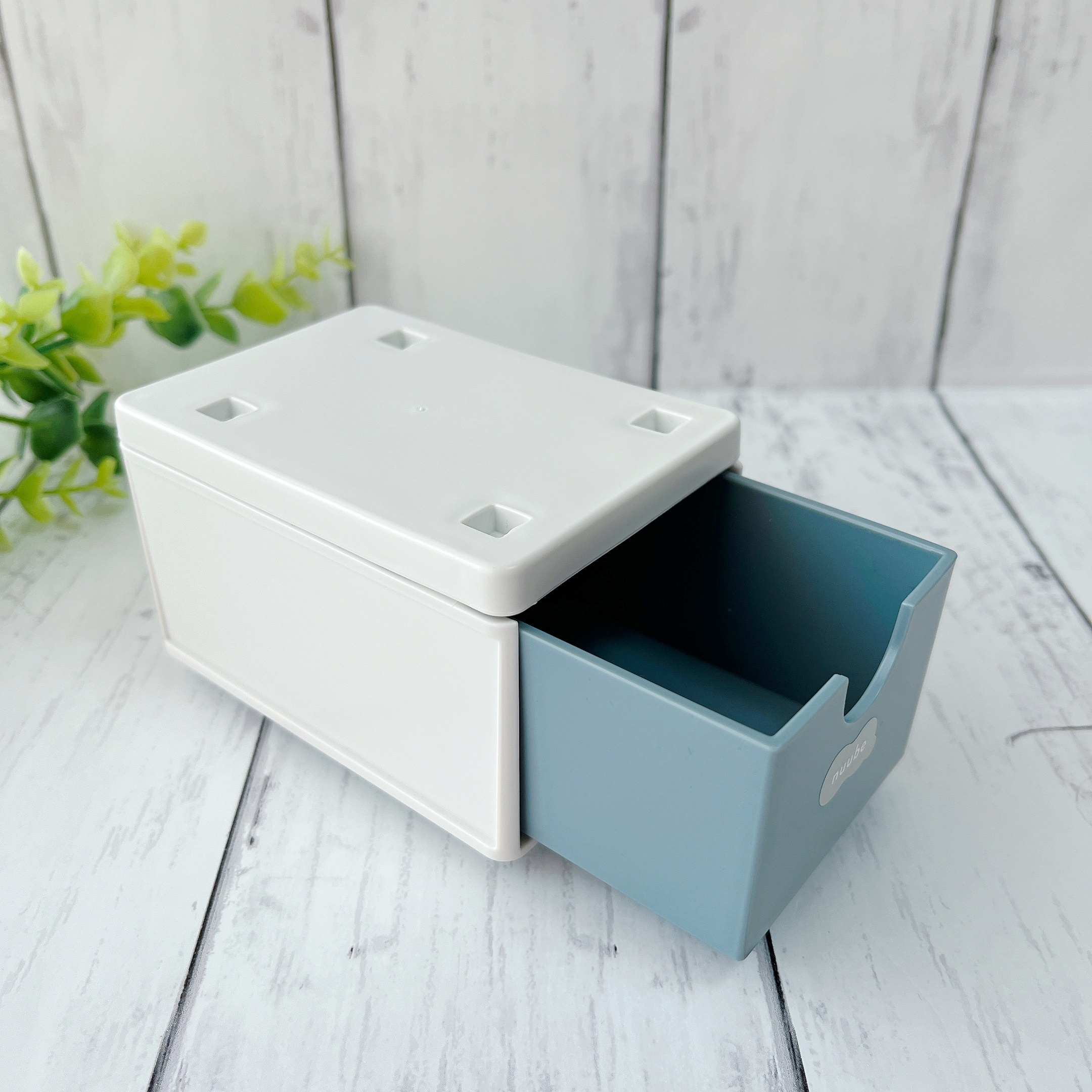 DAISO(ダイソー)で見つけた「ヌーべ 引き出し ブルーグレー」