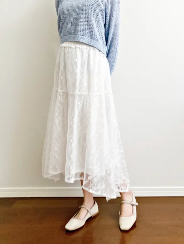 ハニーズの「レーススカート」