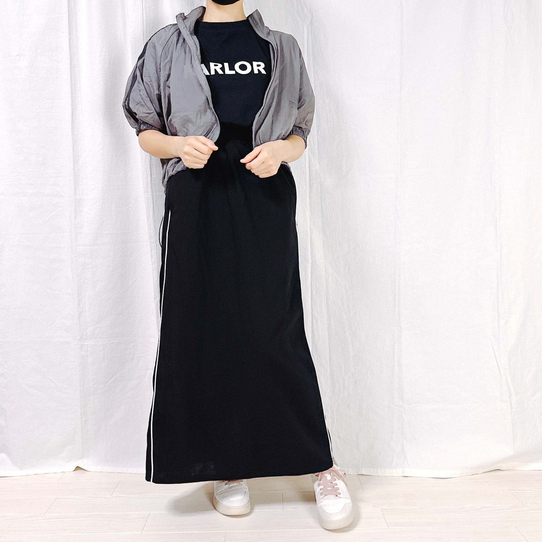 しまむらの「ナイロンラインブルゾン」