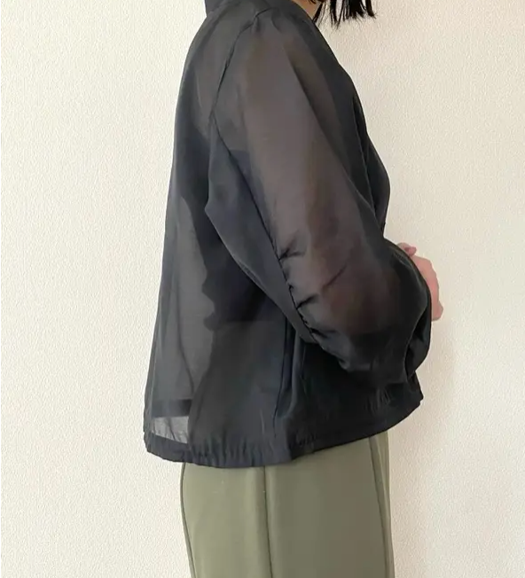 GUの「シアーブルゾン」