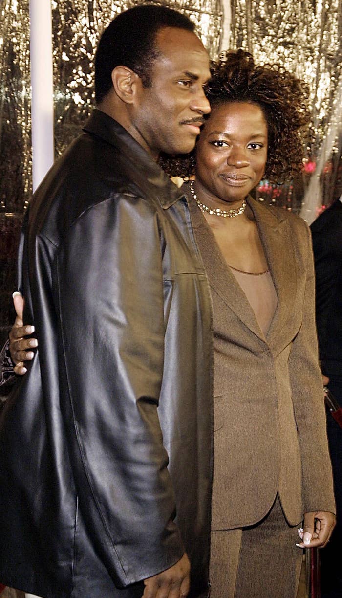 Julius Tennon and Viola Davis posing at an event