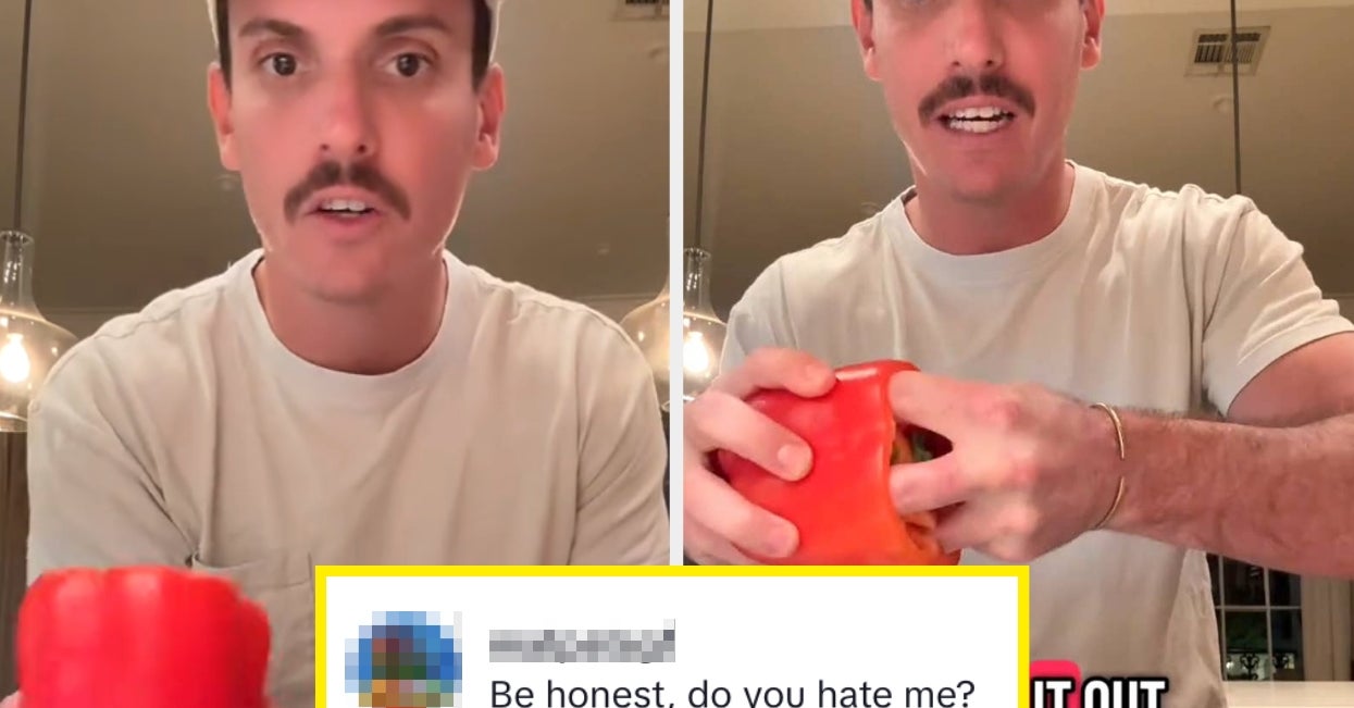 "That Bell Pepper Was Violated": Millions Are Fascinated By This Chef's Intense But Low-Key Genius Method For Chopping Up A Pepper