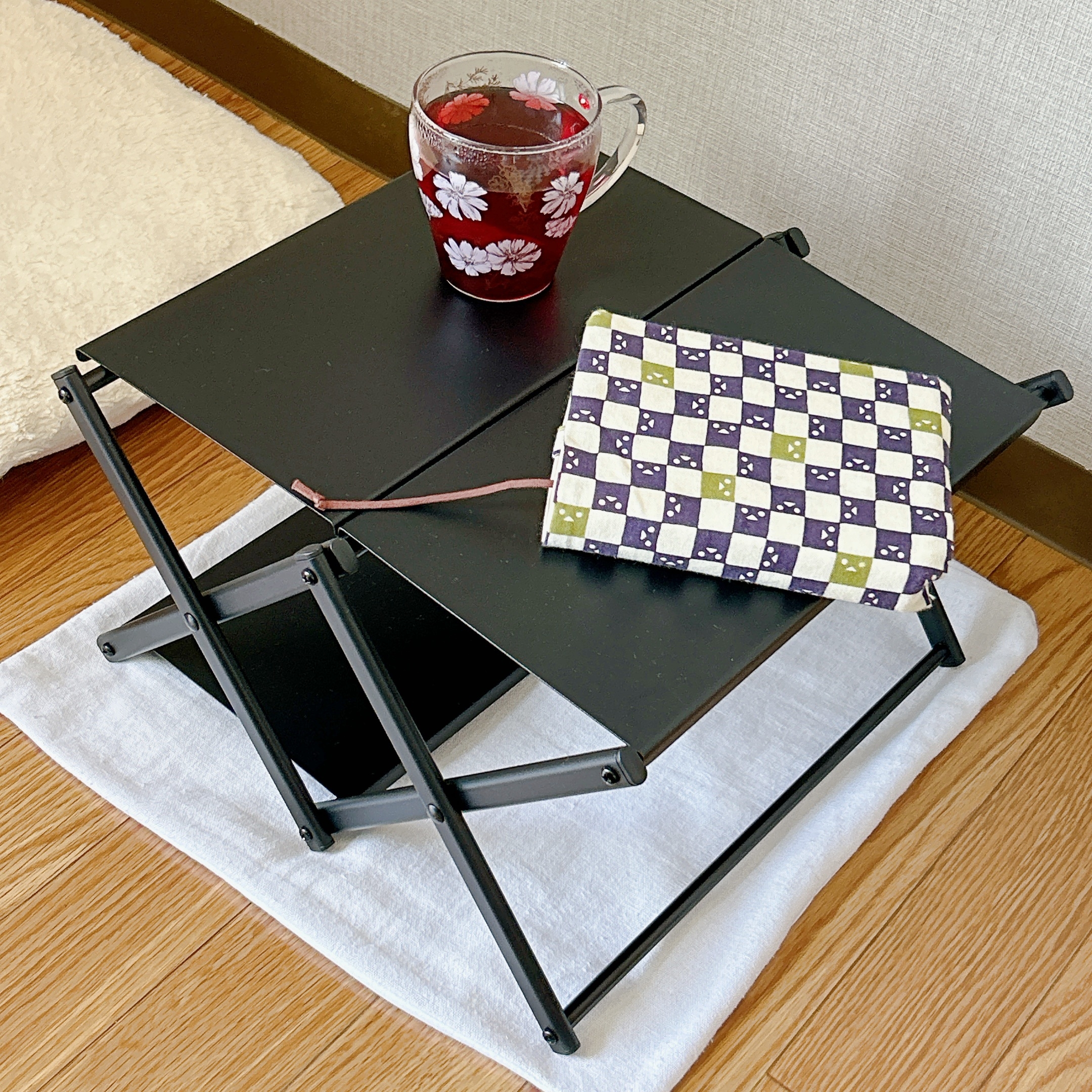 NITORI（ニトリ）の「テーブルにもなる3段ラック 収納袋付（G01）」