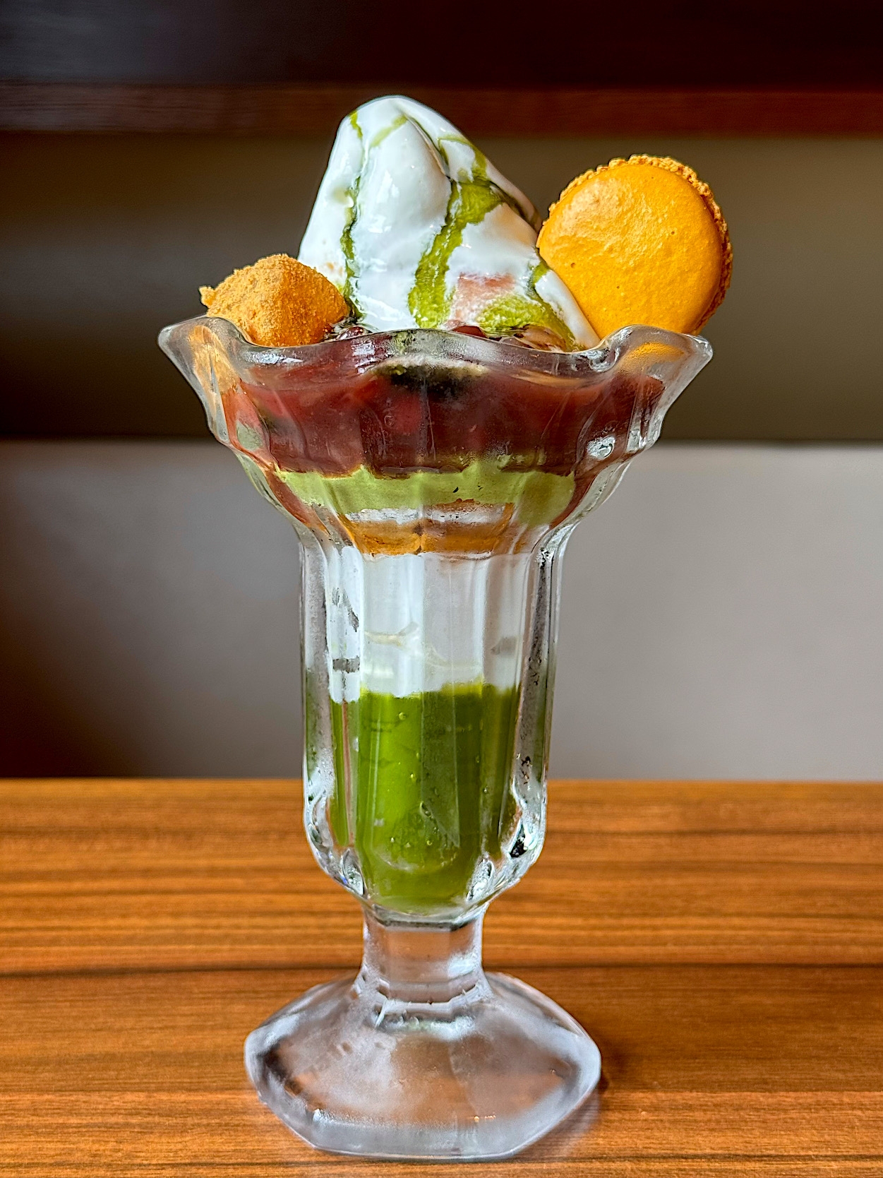 びっくりドンキーの「抹茶パフェ」