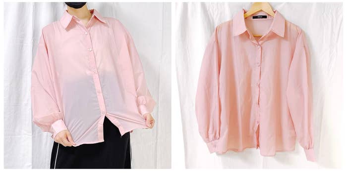 しまむらの「シアービッグシャツ」