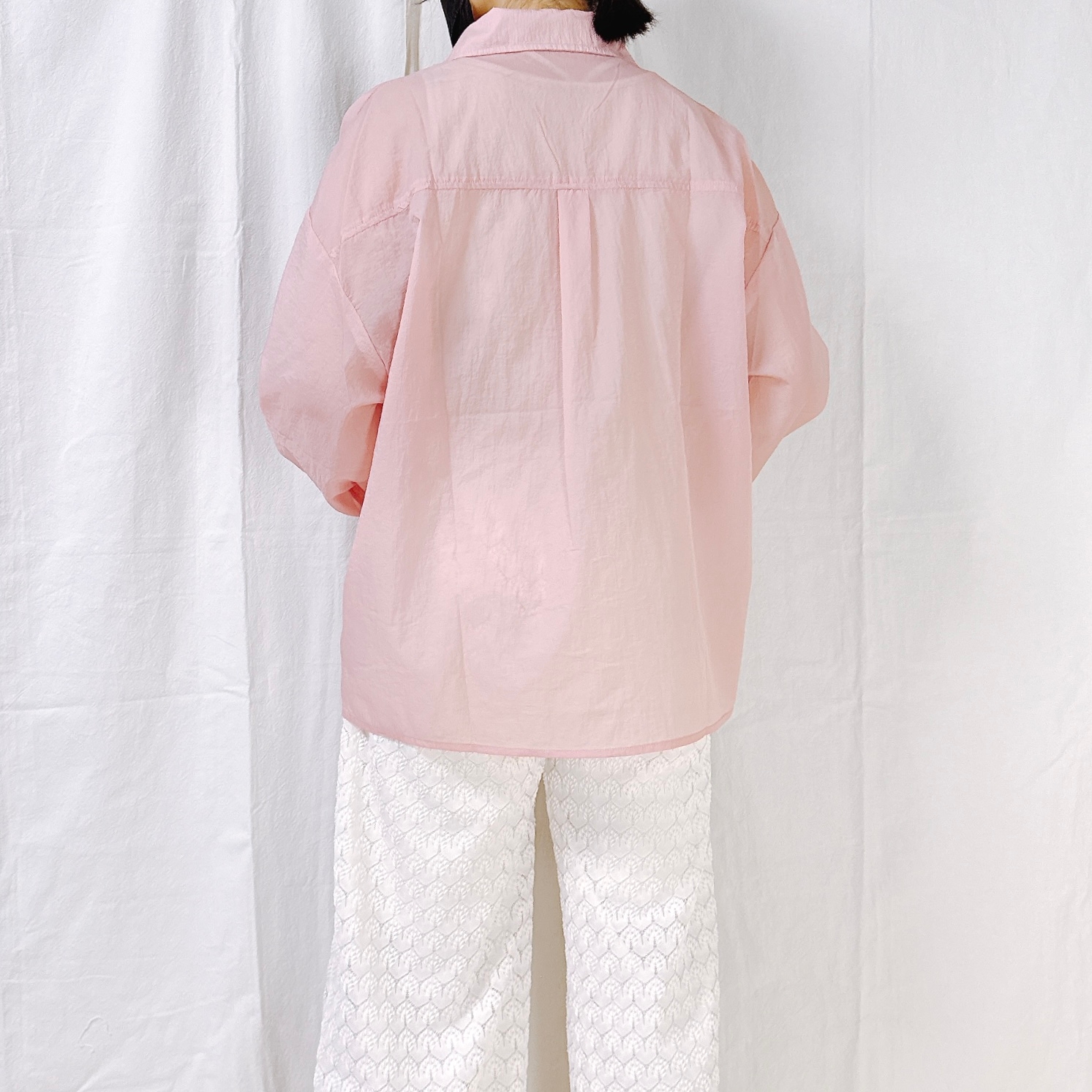 しまむらの「シアービッグシャツ」