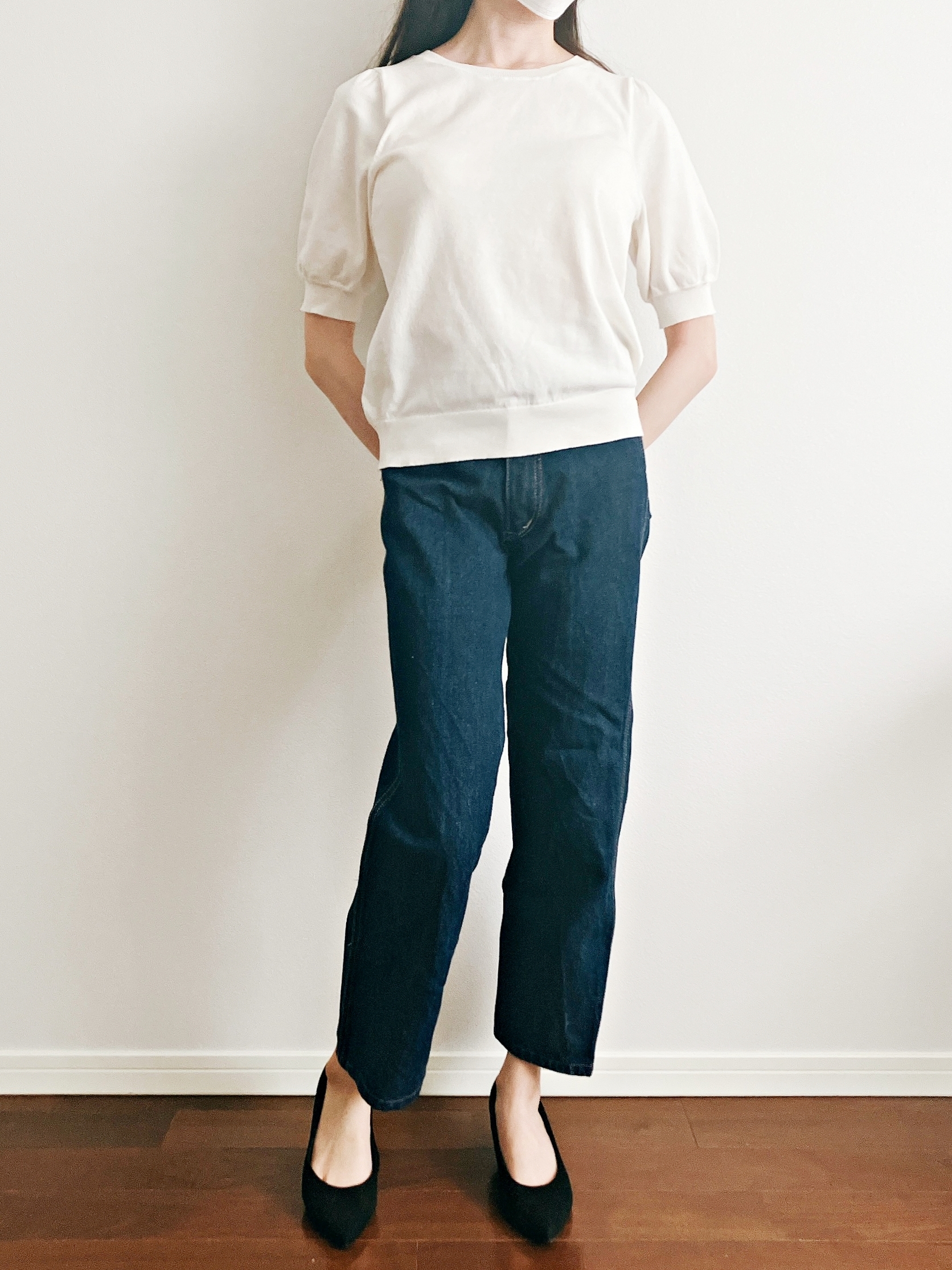 Honeys（ハニーズ）の「ボリューム袖ニット」