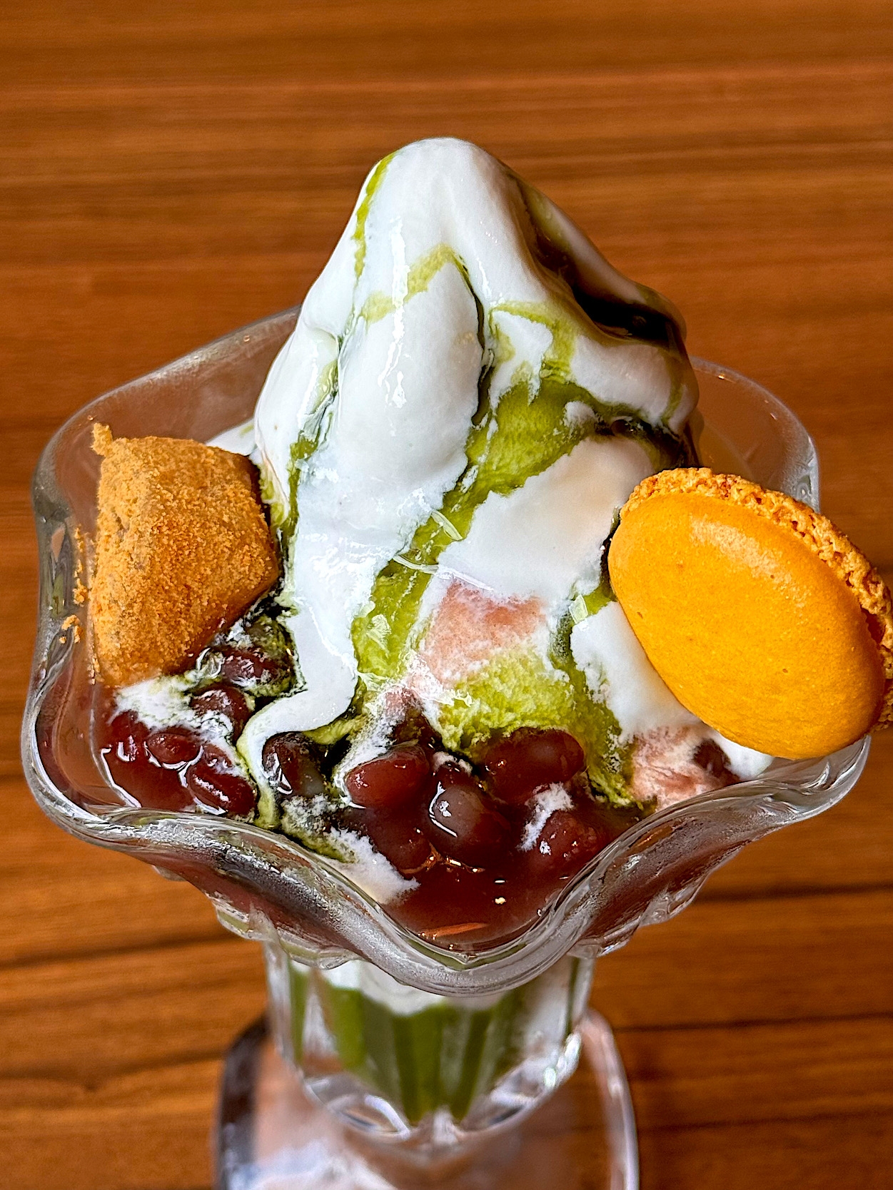 びっくりドンキーの「抹茶パフェ」