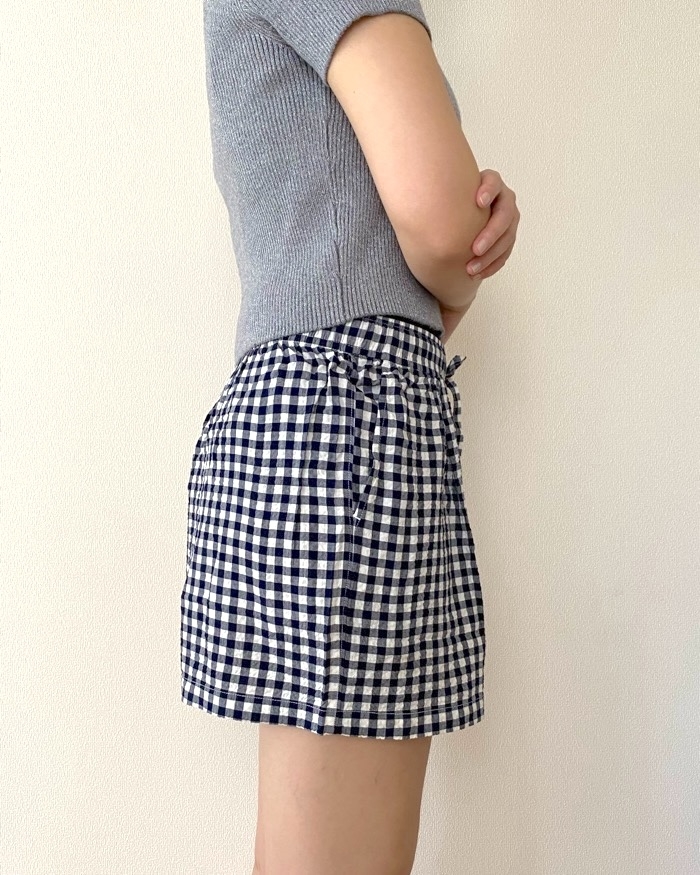 ユニクロの「シアサッカーイージーショートパンツ」