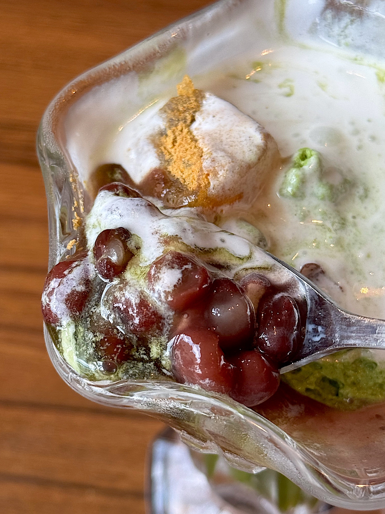 びっくりドンキーの「抹茶パフェ」