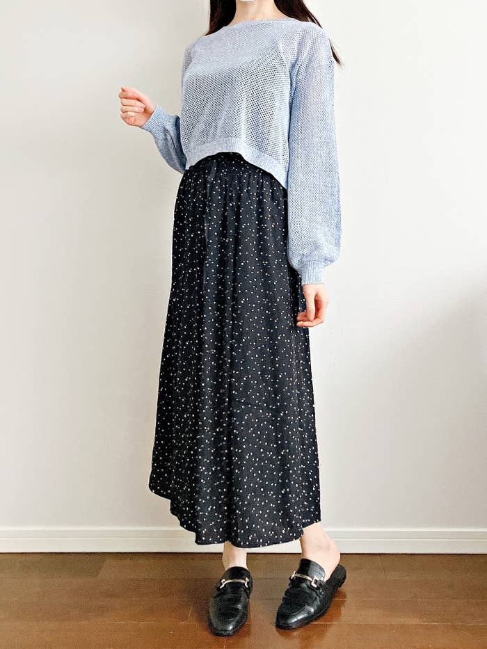 ハニーズ「ロングギャザースカート」