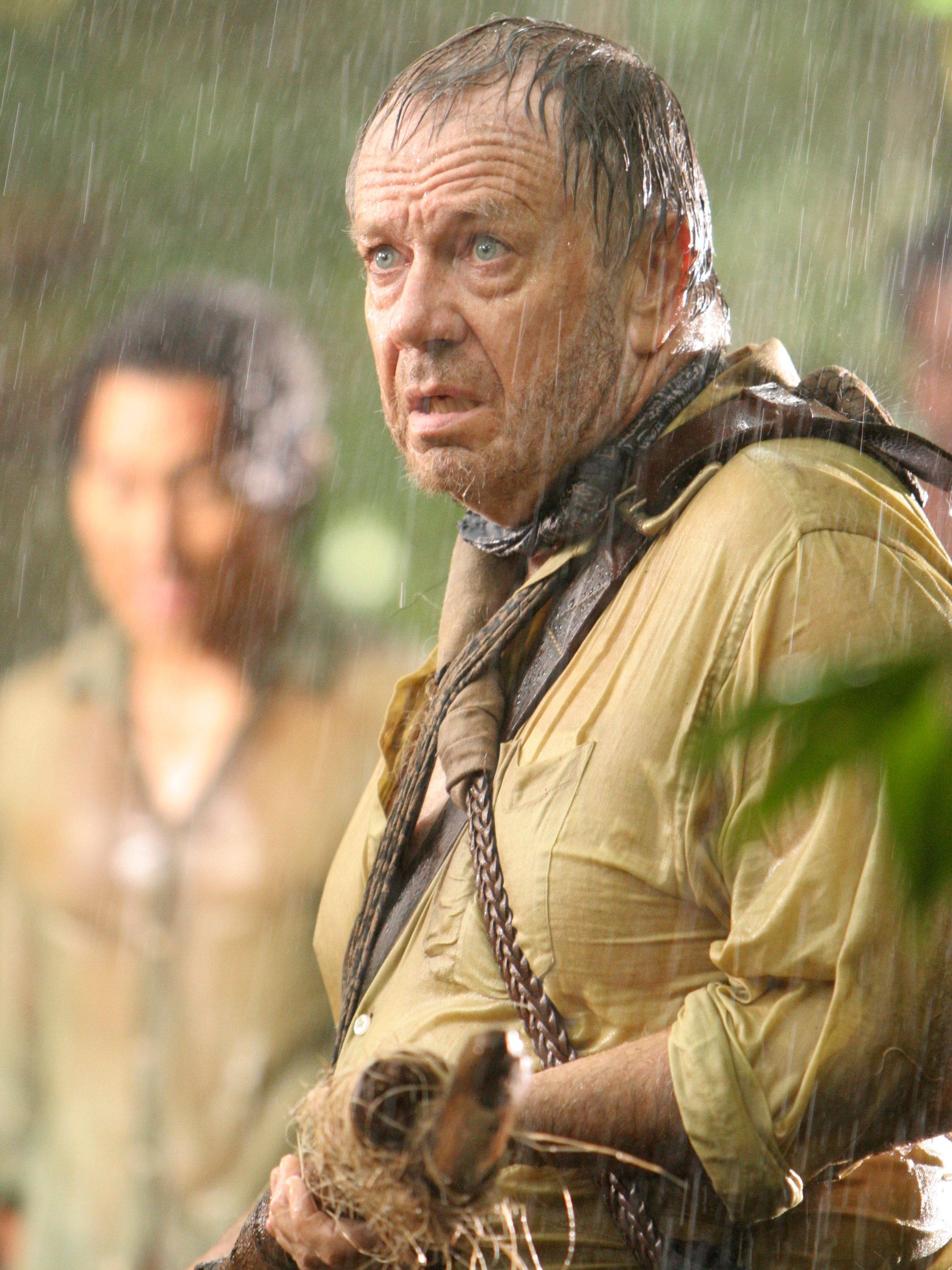 Bernard from "Lost" in the rain