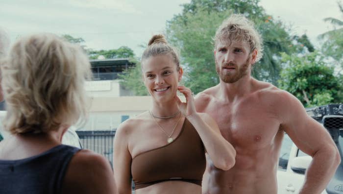 Nina Agdal and Logan Paul