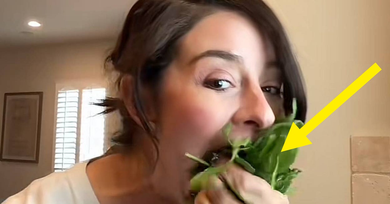 Uhhh, People Are Stuffing Plain Salad In Their Mouths - Here's What A Dietician Had To Say About It