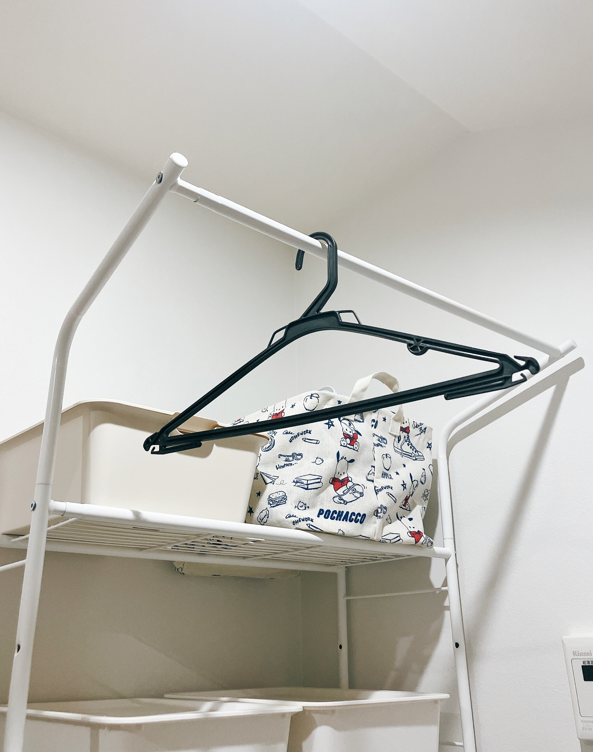 ニトリの「洗濯機ラック（DK003 ホワイト）」