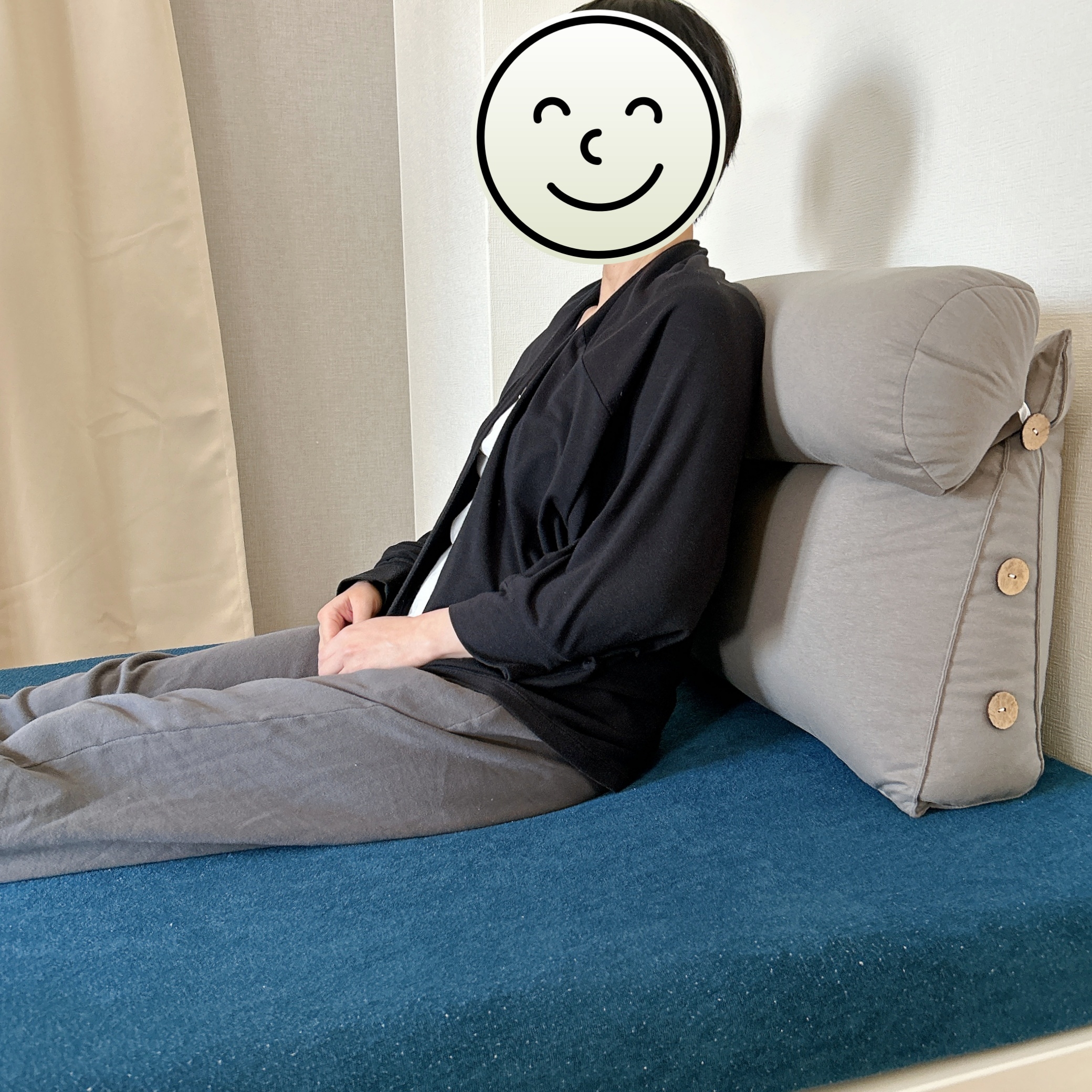 NITORI(ニトリ)の「多機能ビーズクッション(MP GY)」