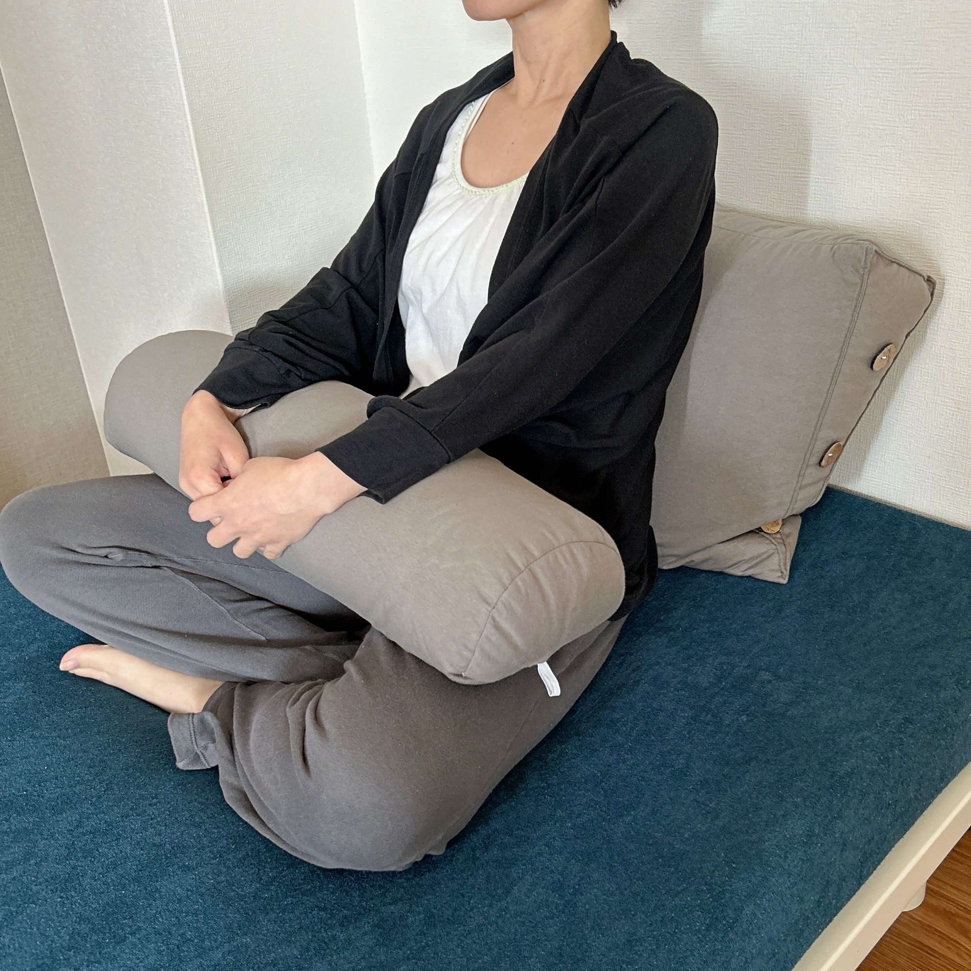 NITORI(ニトリ)の「多機能ビーズクッション(MP GY)」