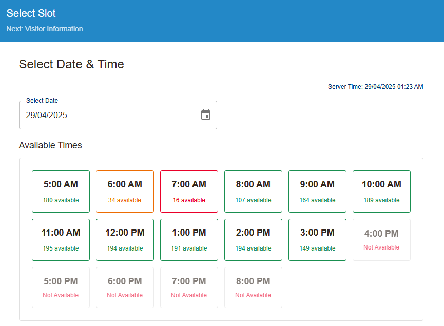 Online ticketing system for Mumbai's Malabar Hill elevated nature trail.