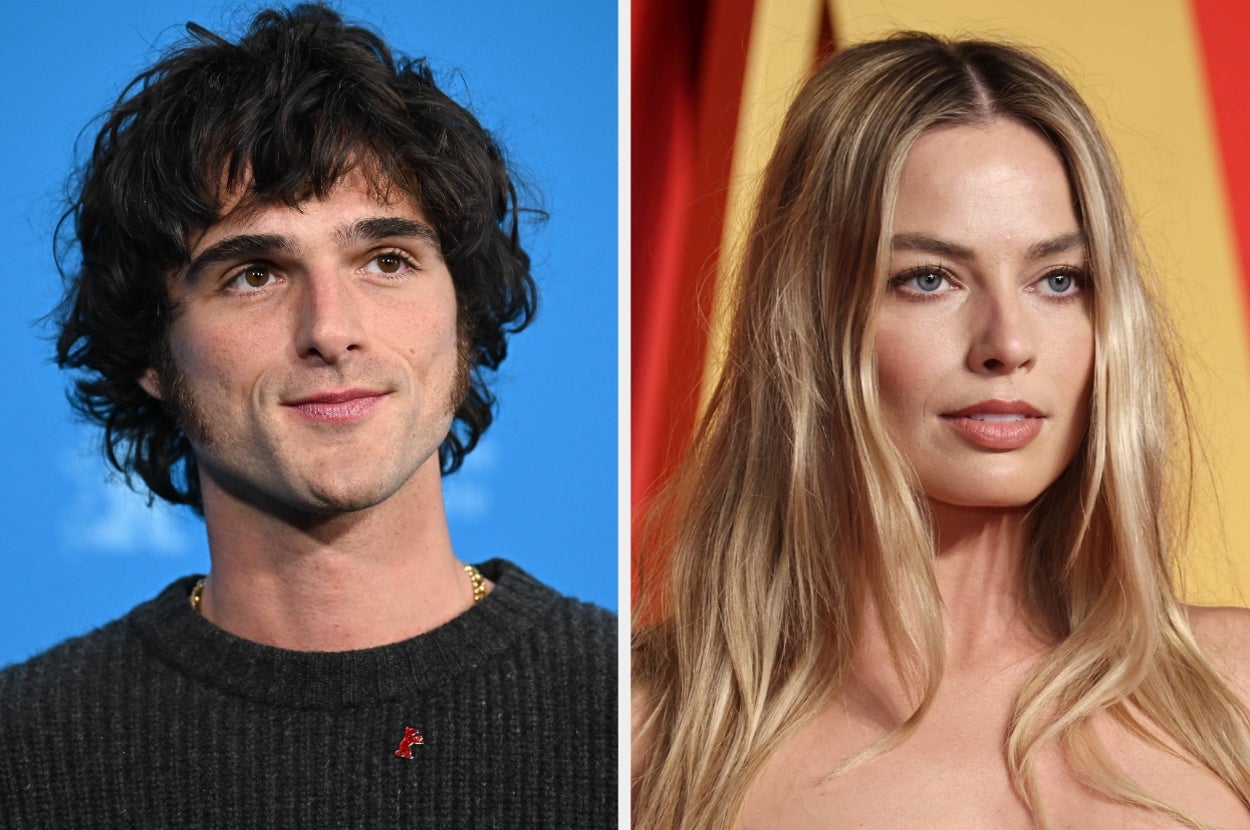 Two celebrities in separate images: the first has wavy hair and a sweater, the second has long hair and a strapless outfit