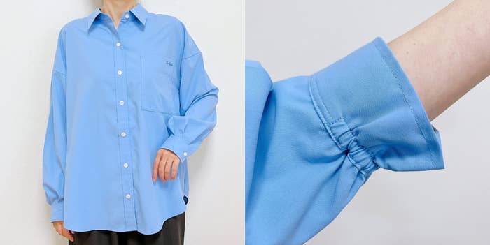 GLOBAL WORK（グローバルワーク）の「イージーケア刺繍シャツ／321333」