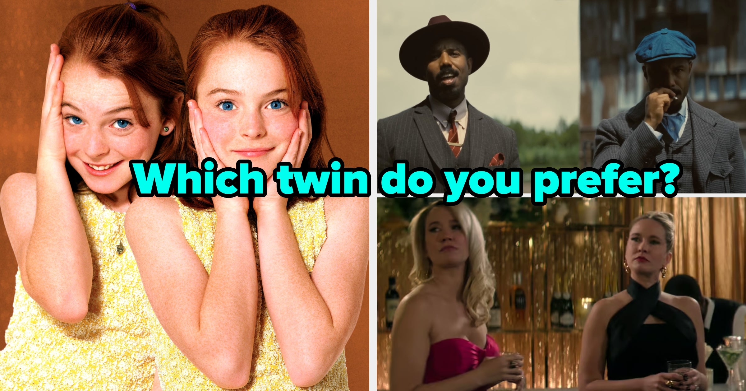 I Feel Sooooo Bad For Making You Choose, But I Have To Know Which Twin You Prefer From These Iconic Pairs!