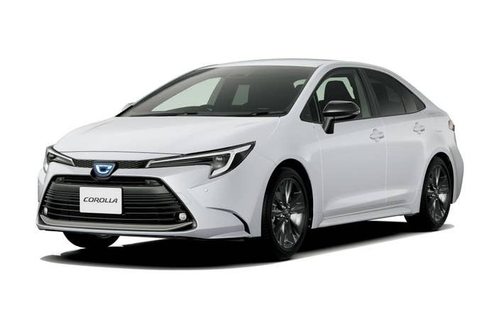 トヨタ自動車の小型自動車「カローラ」［同社提供］（時事）