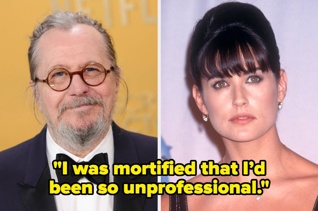 Gary Oldman Just Shared Demi Moore’s Gutting Response To Him Apologizing For Being “Unprofessional” And “Destructive” On Set When They Worked Together