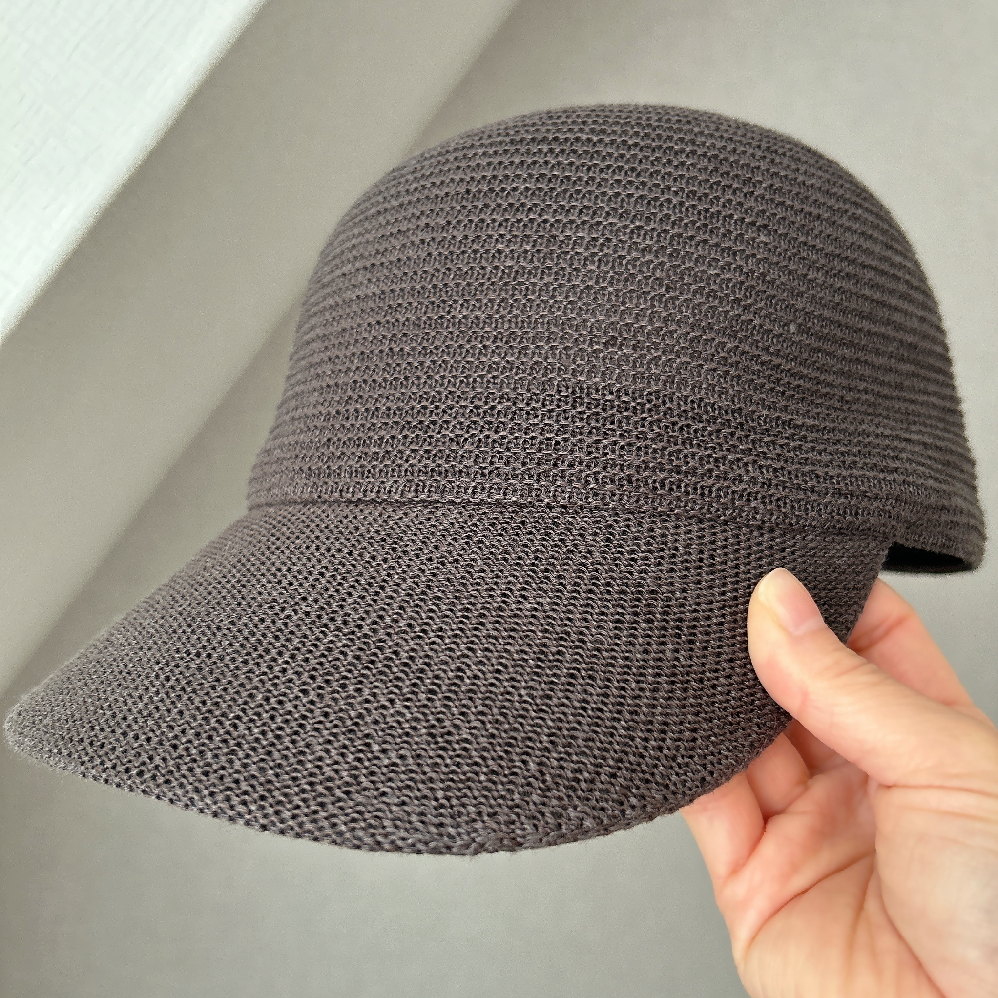 無印良品の「リネン混 ニット キャップ」